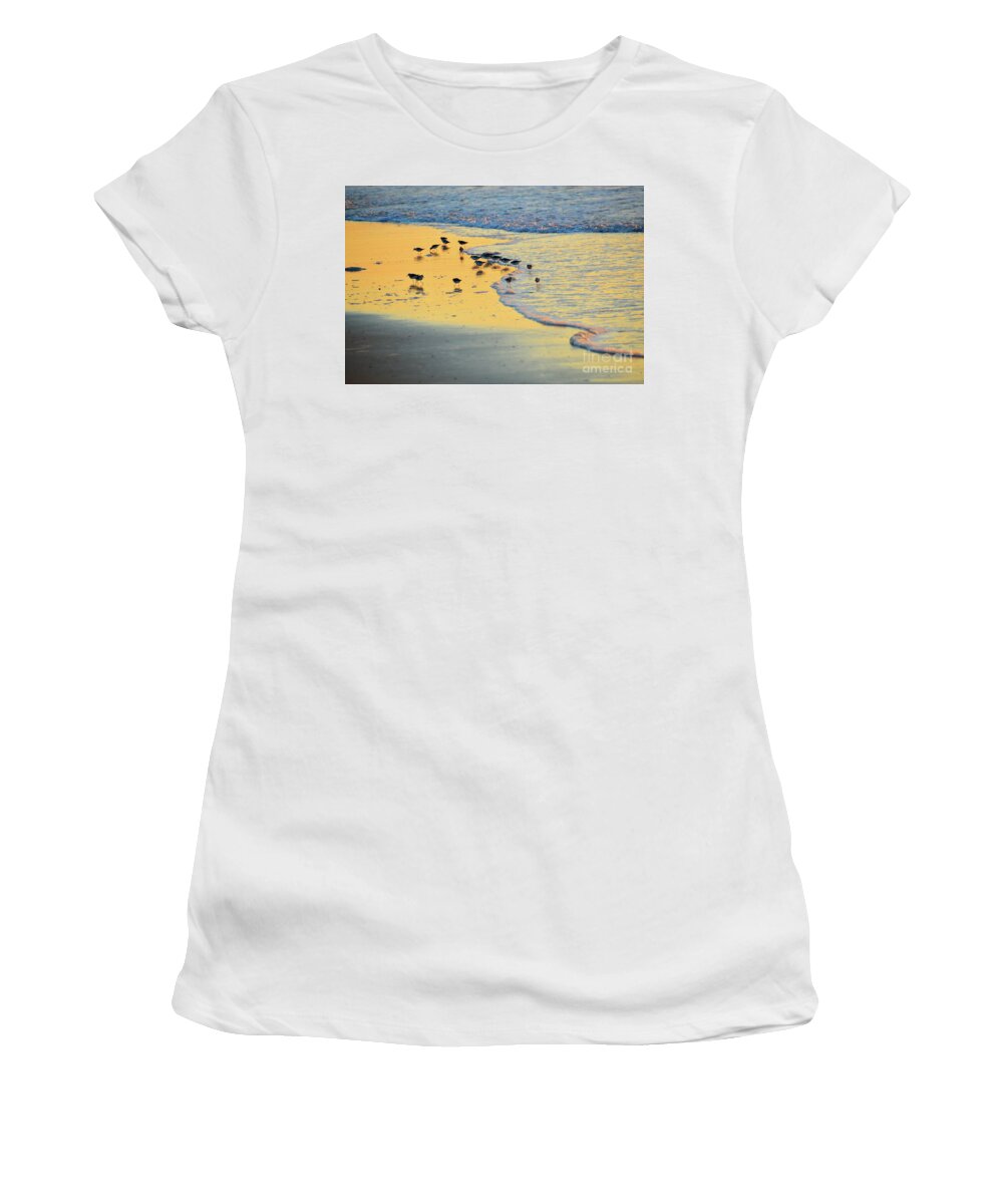 Sunrise Women's T-Shirt featuring the photograph The Sun Is Shining And So Are You by Robyn King