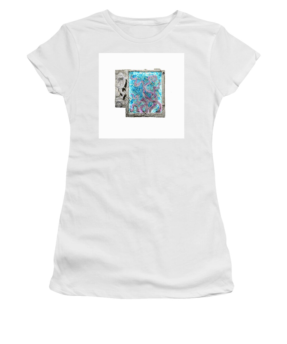 Sea Women's T-Shirt featuring the sculpture Things of the Sea by Christopher Schranck