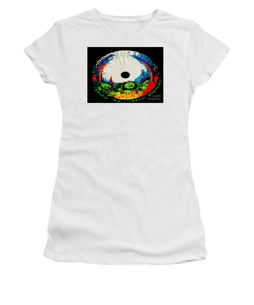  Women's T-Shirt featuring the photograph This is the Spot 4 by Kelly Awad