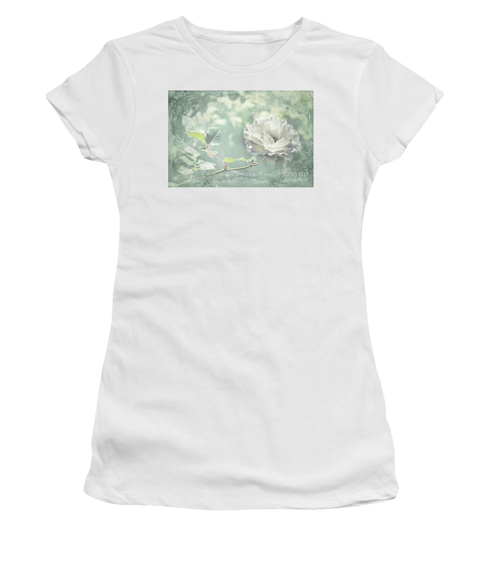 Rose Women's T-Shirt featuring the photograph Thoughts of You by Linda Lees