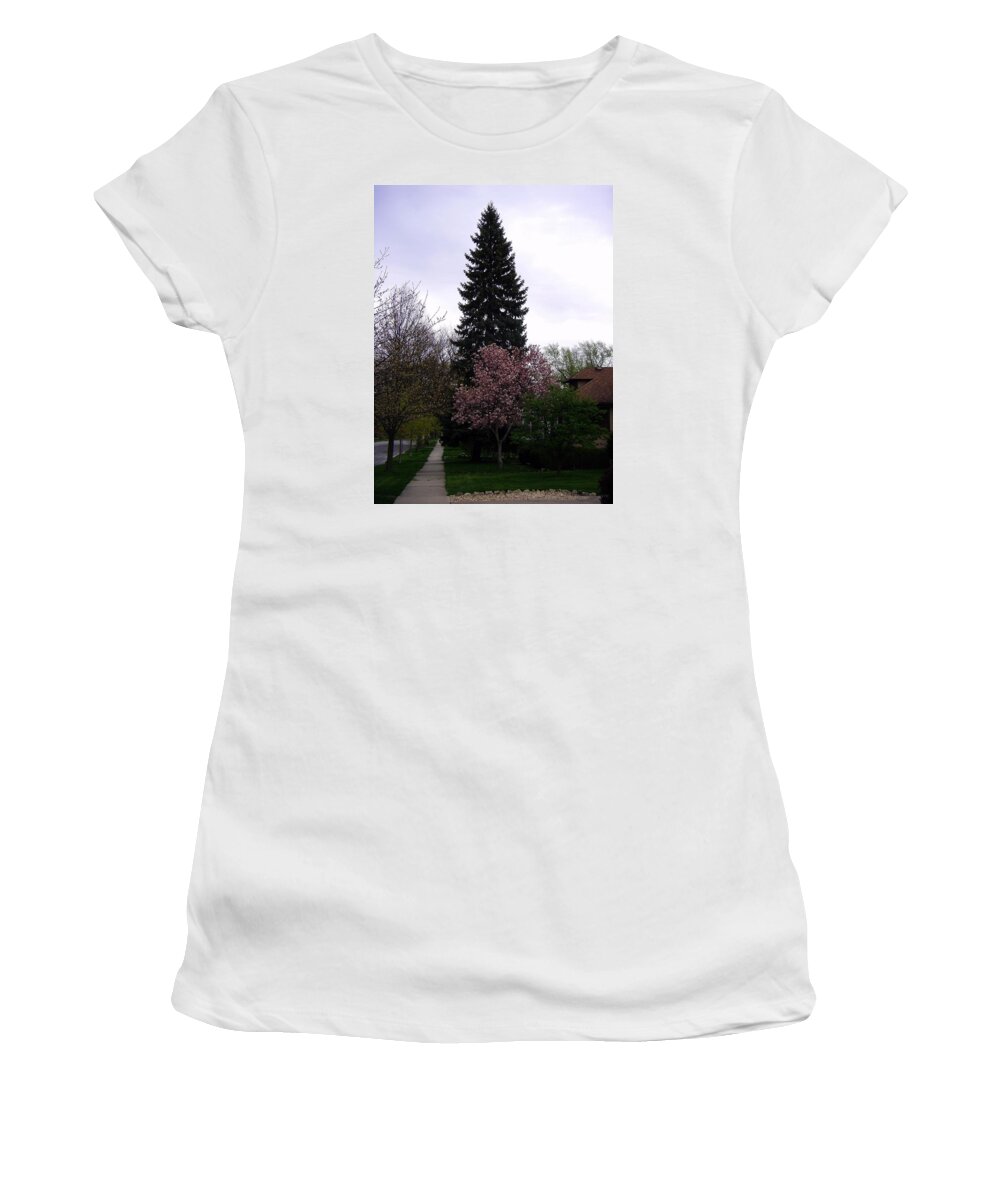 Frankjcasella Women's T-Shirt featuring the photograph Through The Seasons And The Years by Frank J Casella