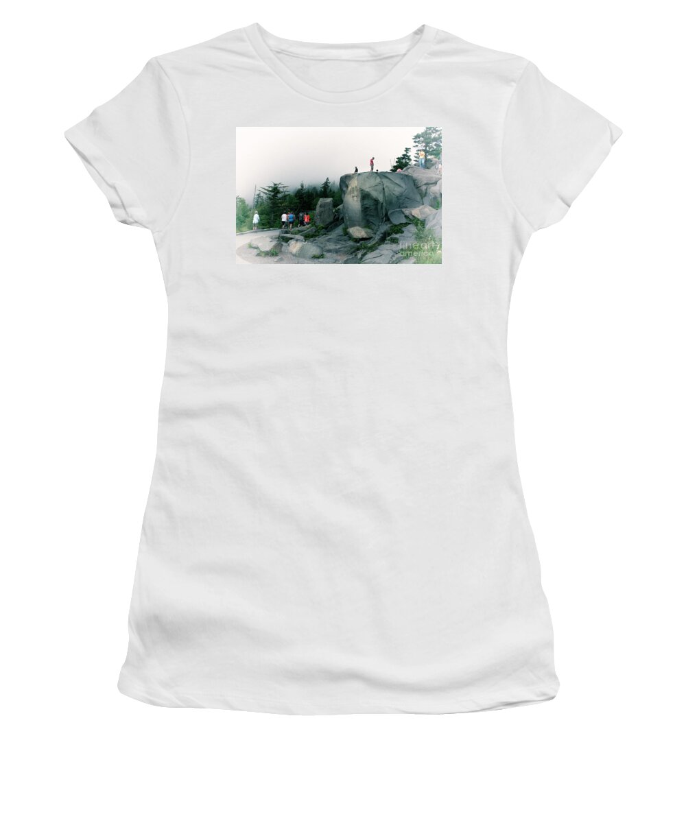 2016 Women's T-Shirt featuring the photograph Trailhead by Larry Braun