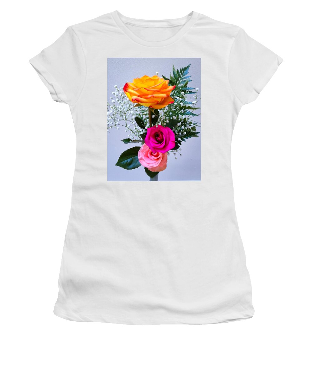 Roses Women's T-Shirt featuring the photograph True Beauty by Carlos Avila