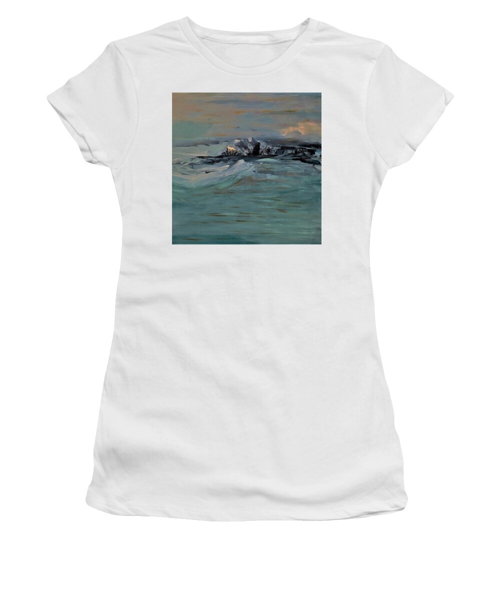 Abstract Women's T-Shirt featuring the painting True North by Soraya Silvestri