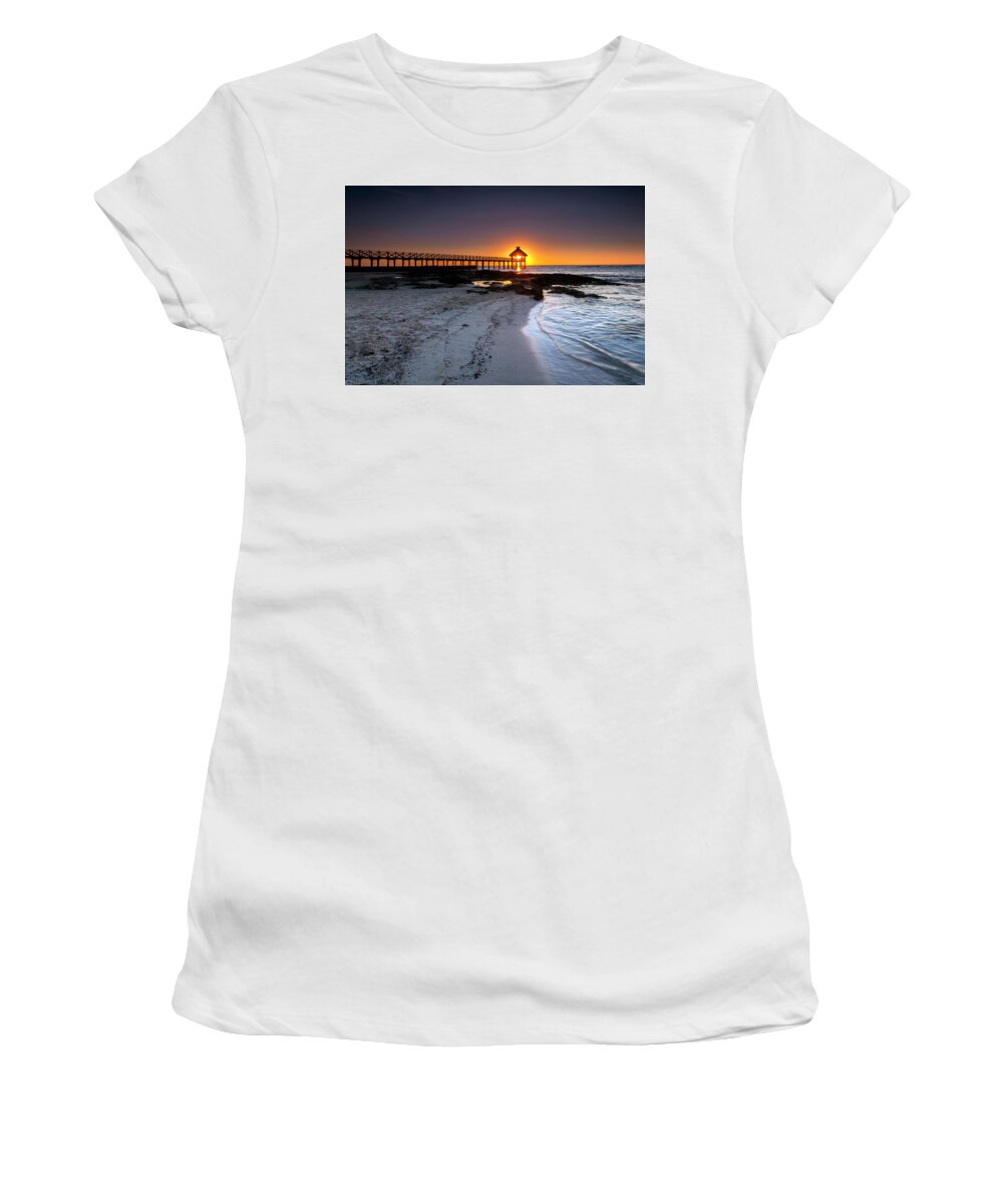 Beach Women's T-Shirt featuring the photograph TTP by Edward Kreis