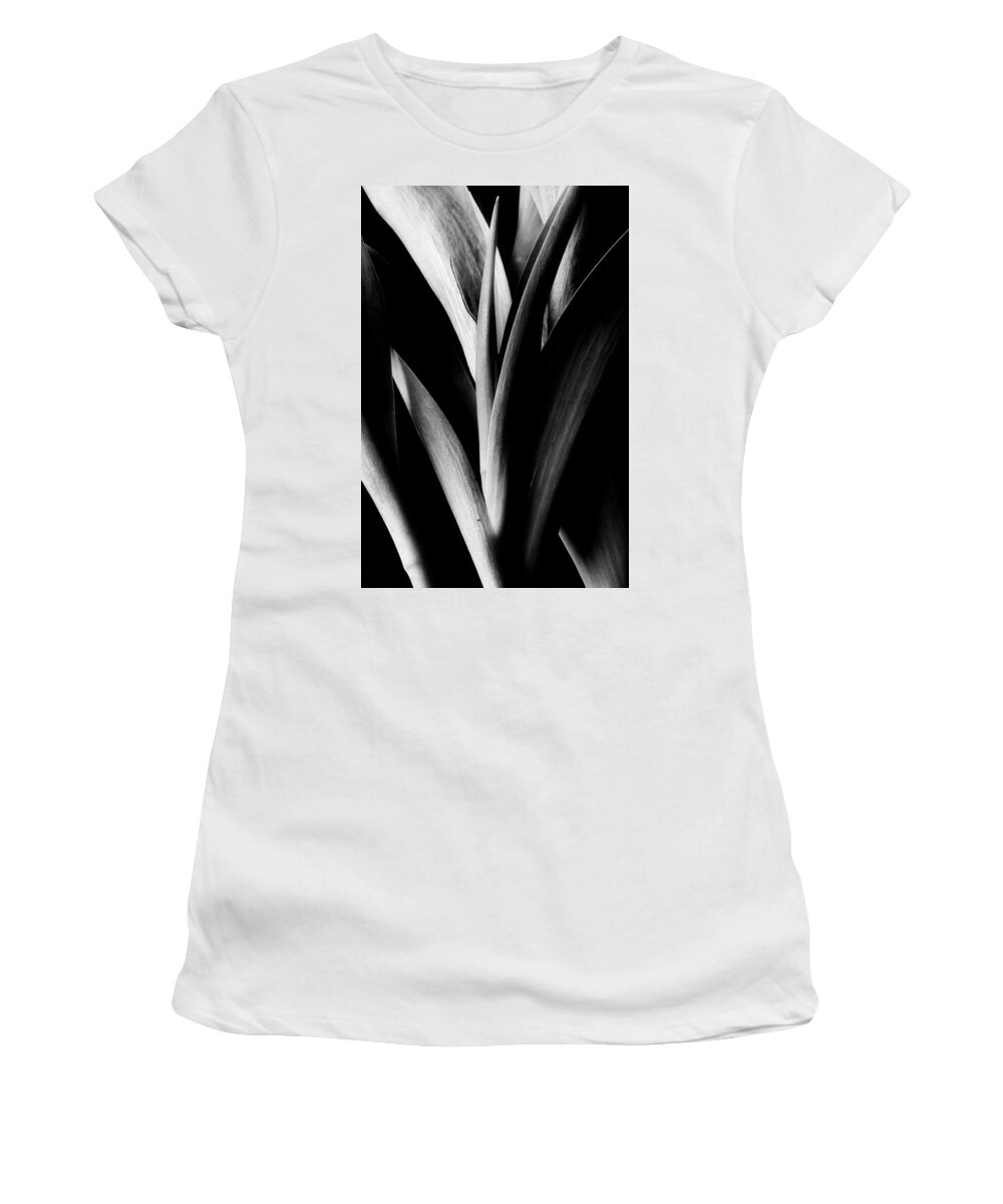 Tulips Women's T-Shirt featuring the photograph Tulip Abstract by Mike Eingle