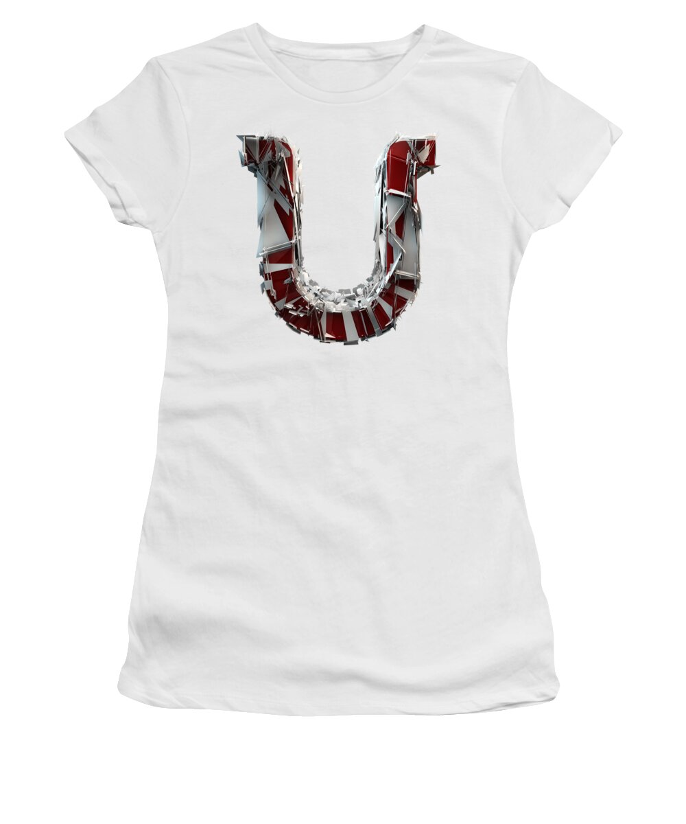 Alphabet Women's T-Shirt featuring the photograph U Is For Utopia by Gary Keesler