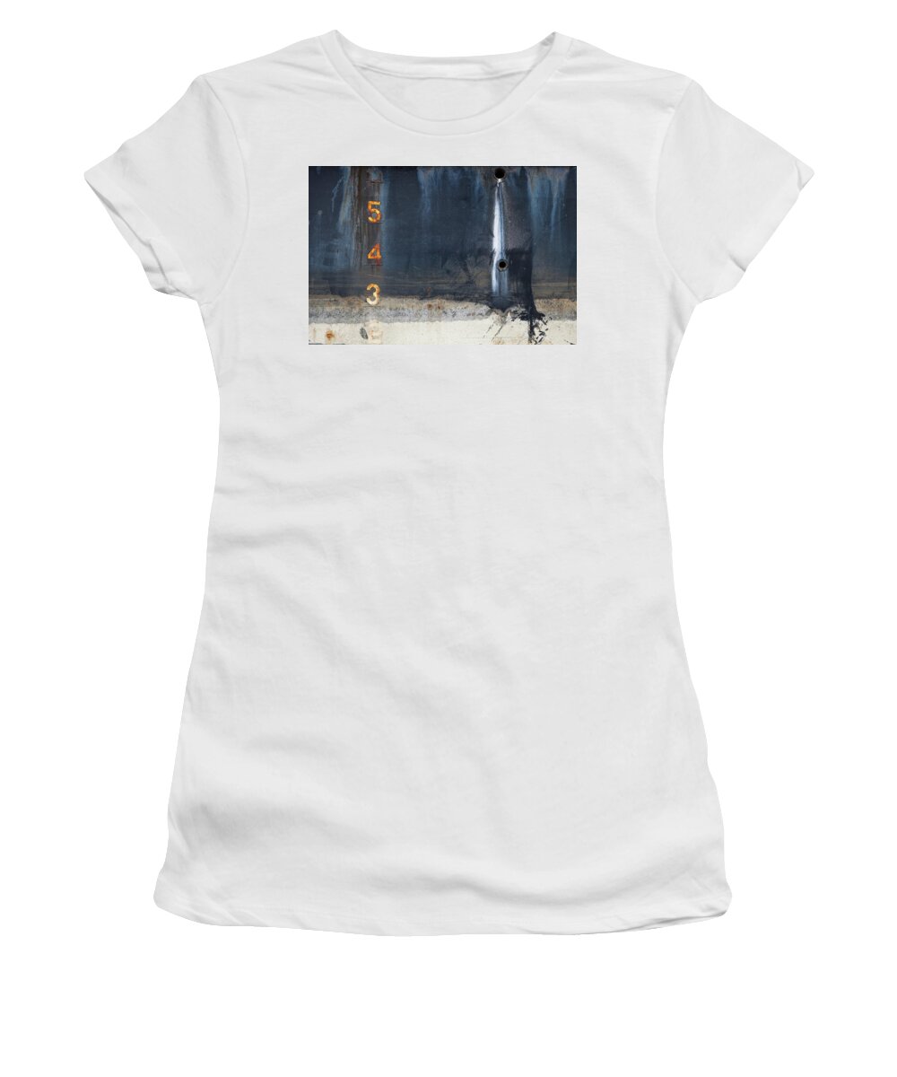 Barge Women's T-Shirt featuring the photograph Unappreciated Work by Scott Slone