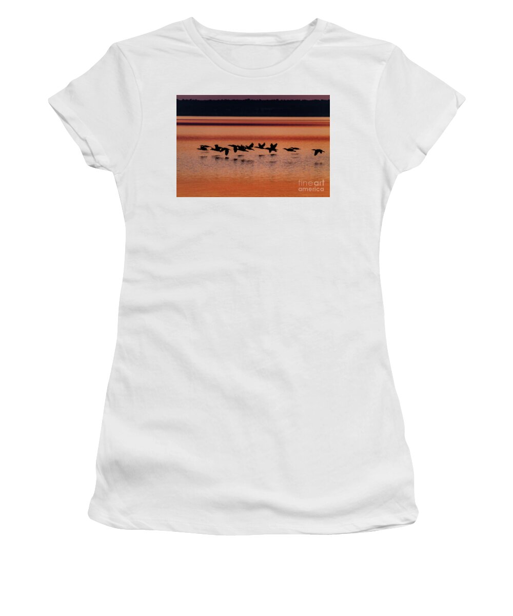 Water Women's T-Shirt featuring the photograph Under the Radar by William Norton