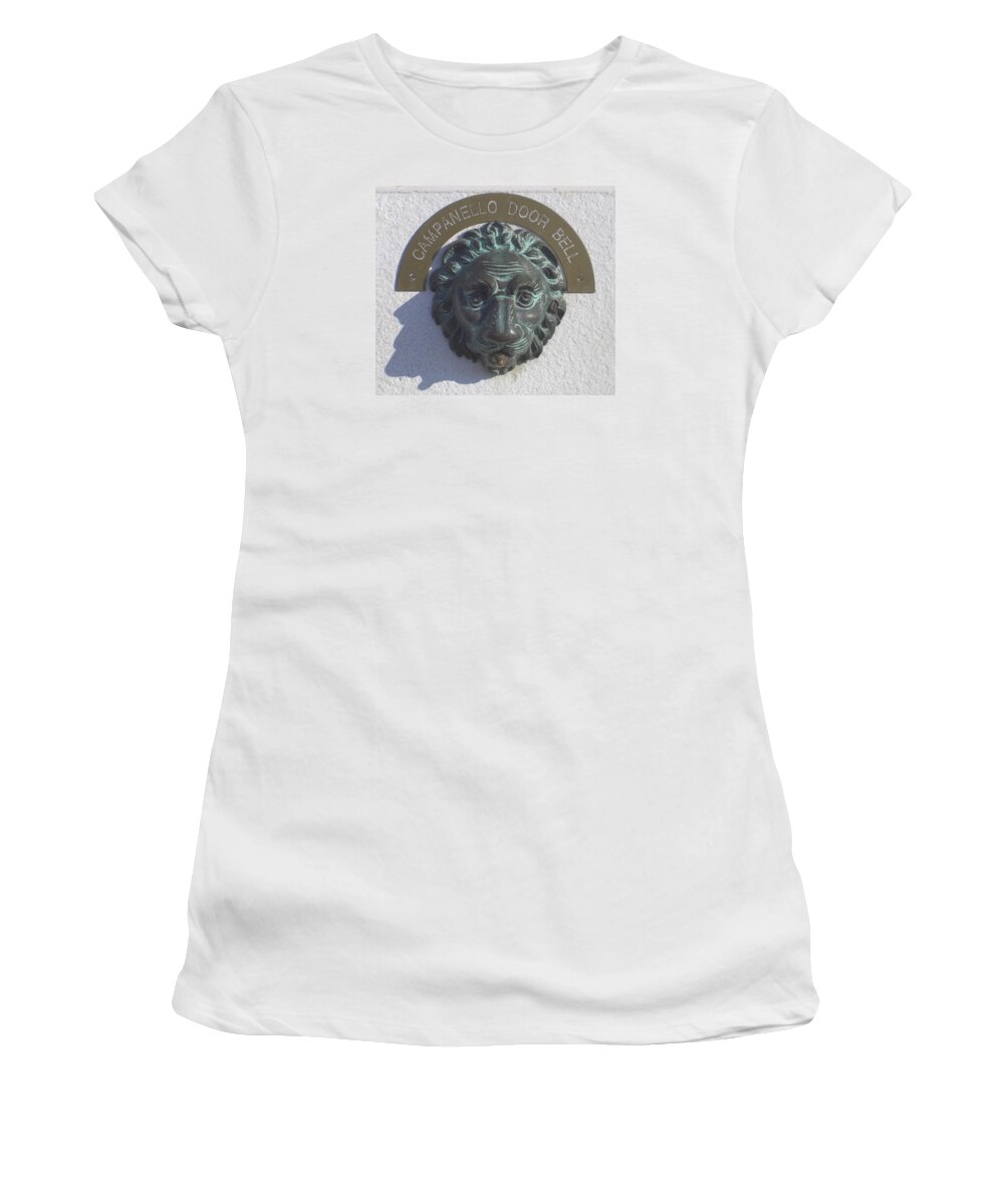Venice Women's T-Shirt featuring the photograph Venice DoorBell by Lin Grosvenor