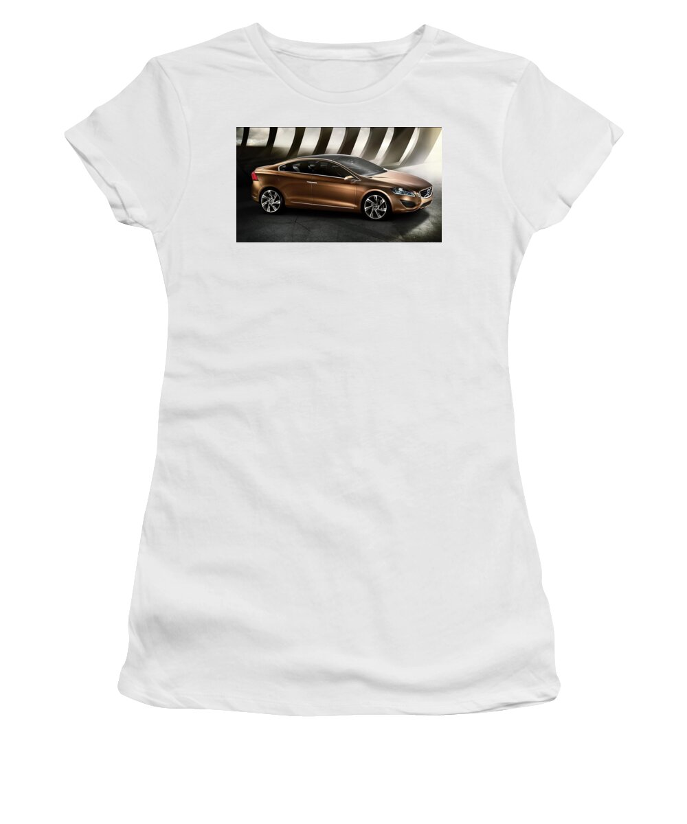 Volvo Women's T-Shirt featuring the photograph Volvo by Jackie Russo