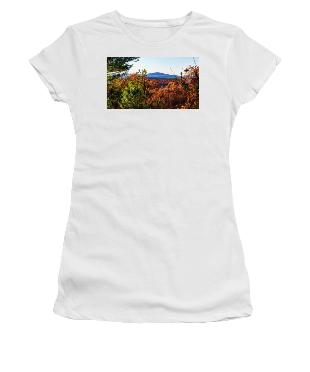 Wachusett Women's T-Shirt featuring the photograph Wachusett in Fall by Robert McKay Jones