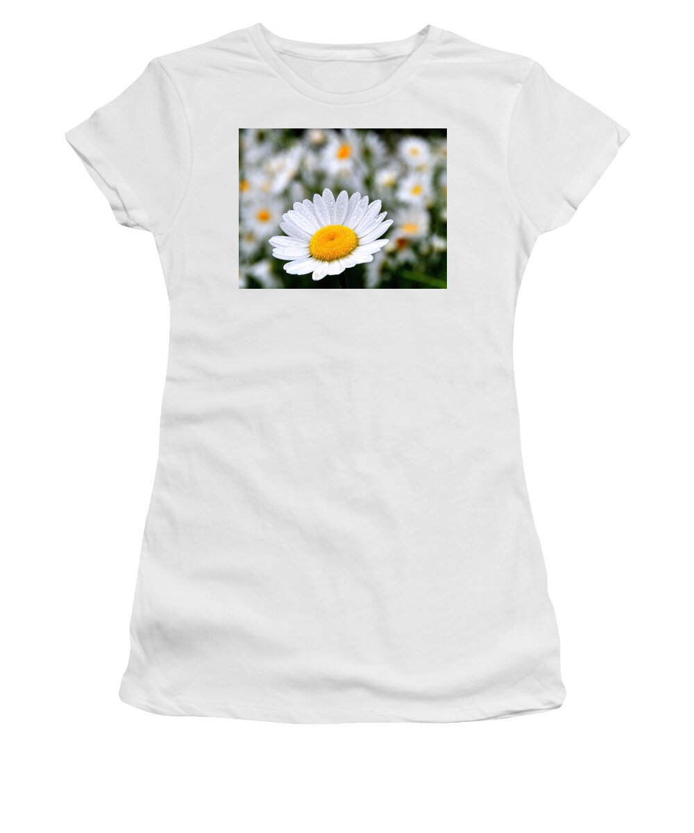 Flower Women's T-Shirt featuring the photograph Waiting For The Sun by Mark Fuller