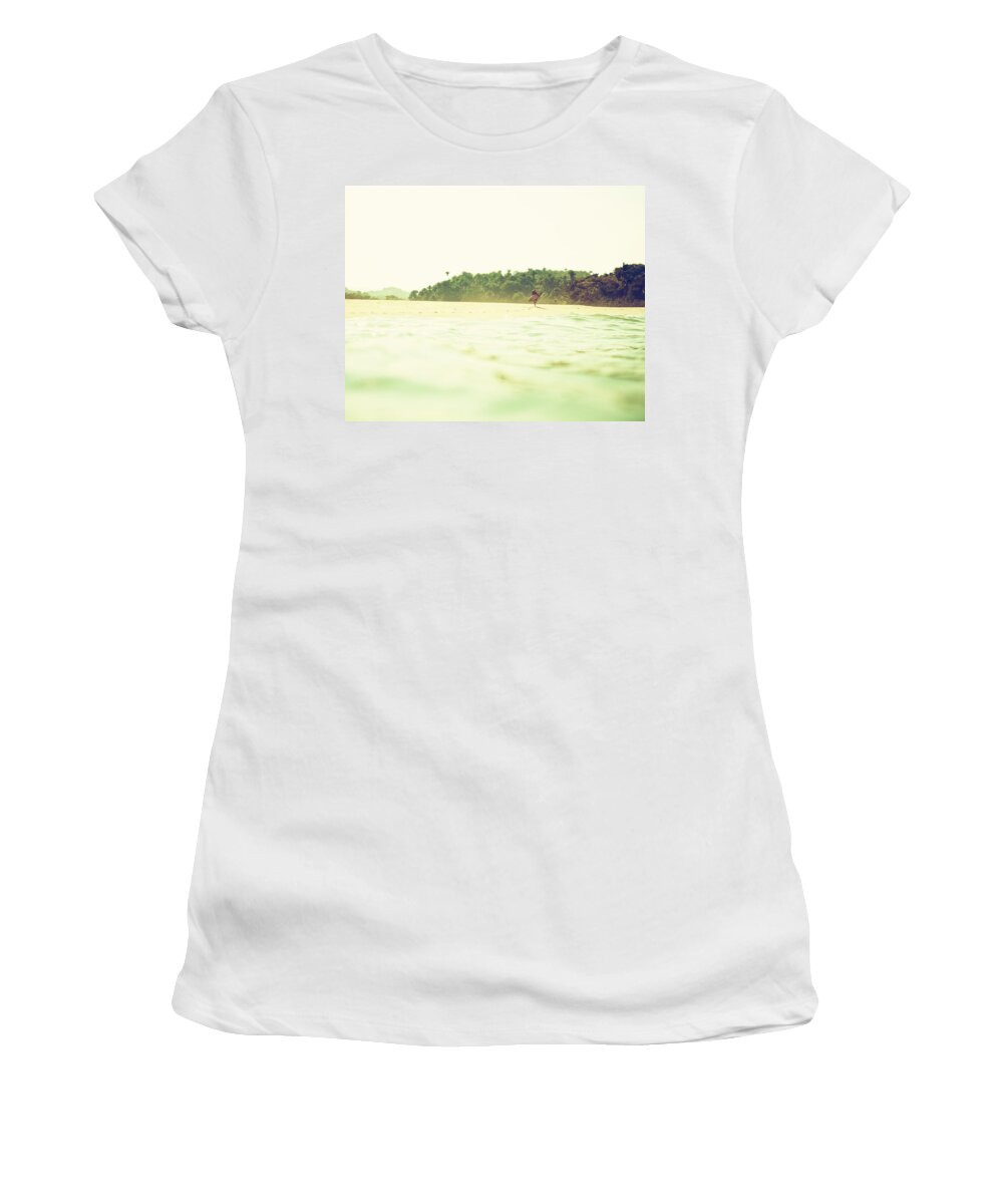 Surfing Women's T-Shirt featuring the photograph Wandering by Nik West
