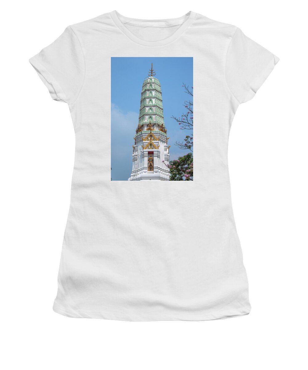 Scenic Women's T-Shirt featuring the photograph Wat Apson Sawan Phra Chedi Pinnacle DTHB1920 by Gerry Gantt