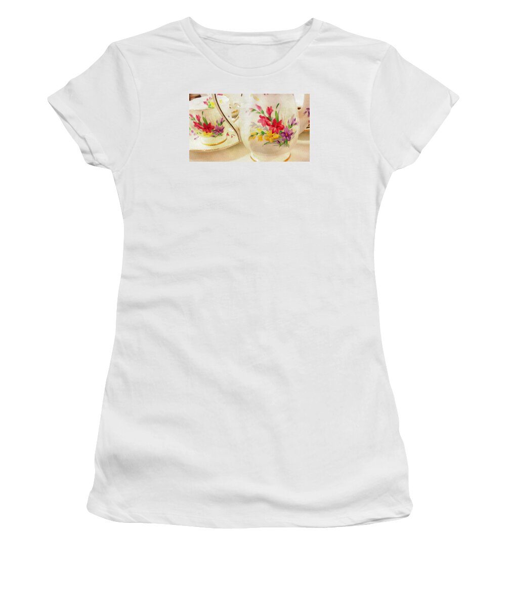 Watercolor Women's T-Shirt featuring the painting Watercolor China by Bonnie Bruno