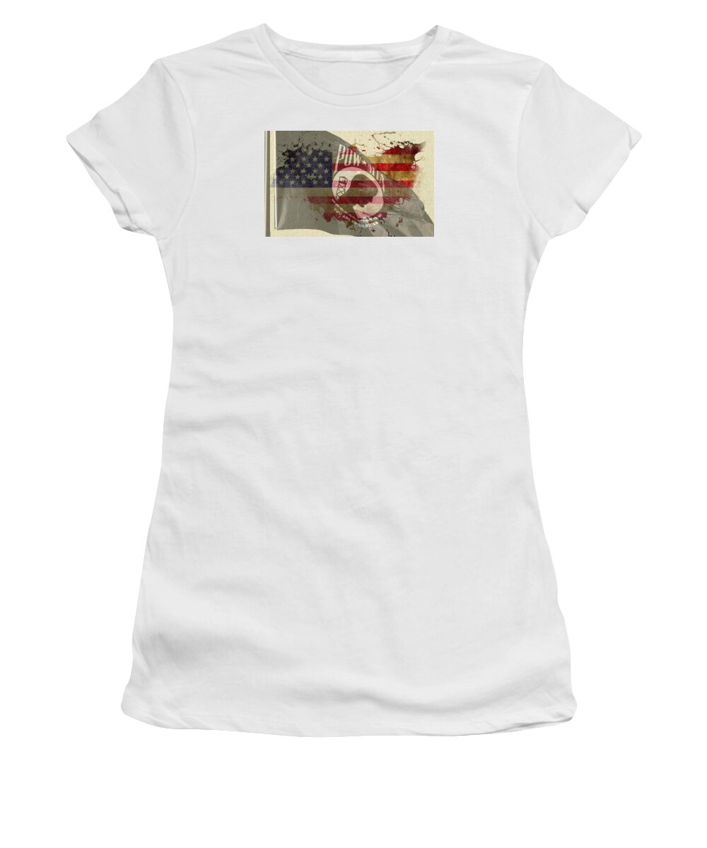 War Women's T-Shirt featuring the photograph We Will Remember You by Theresa Campbell