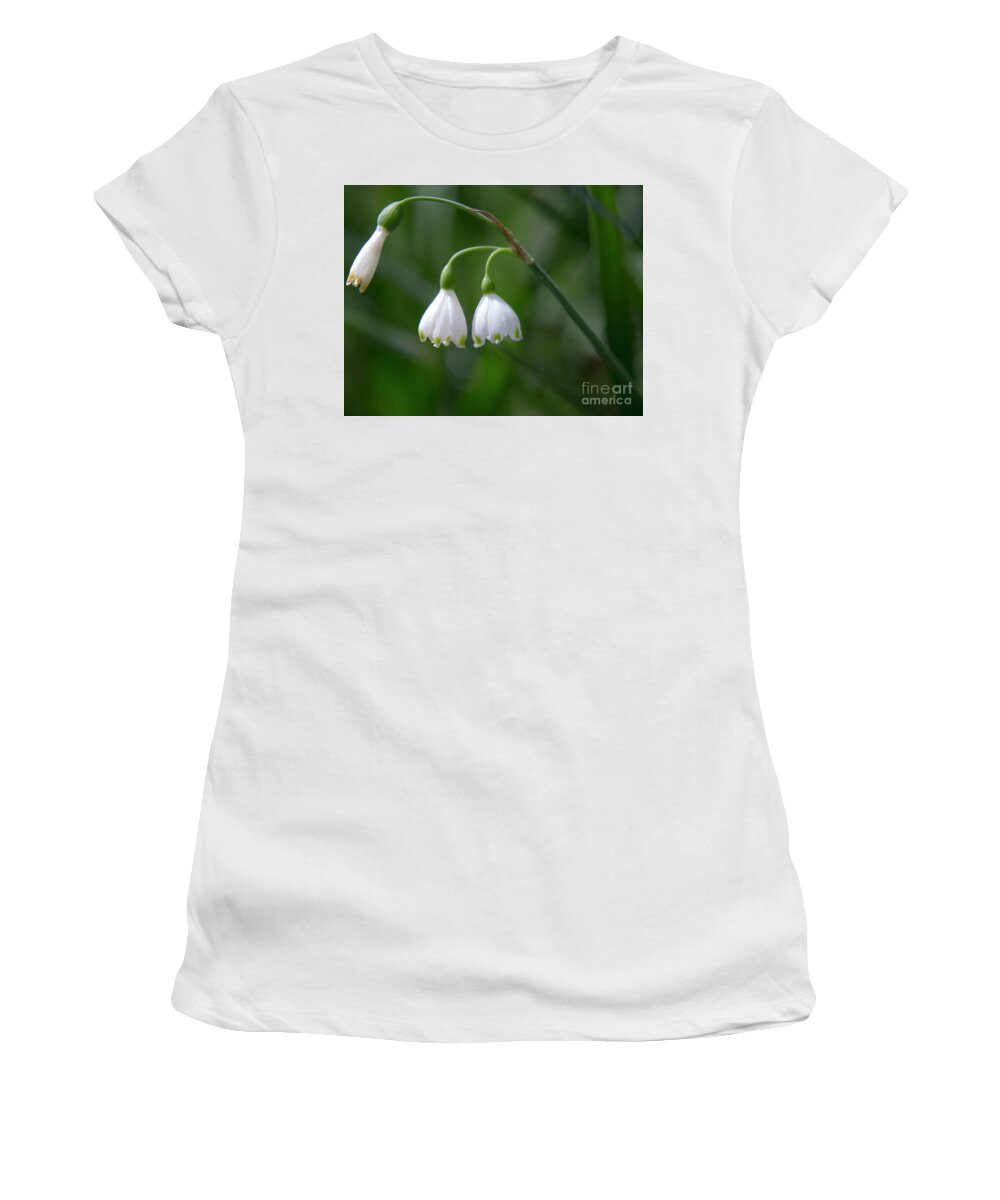 National Arboretum Women's T-Shirt featuring the photograph White spring by Agnes Caruso