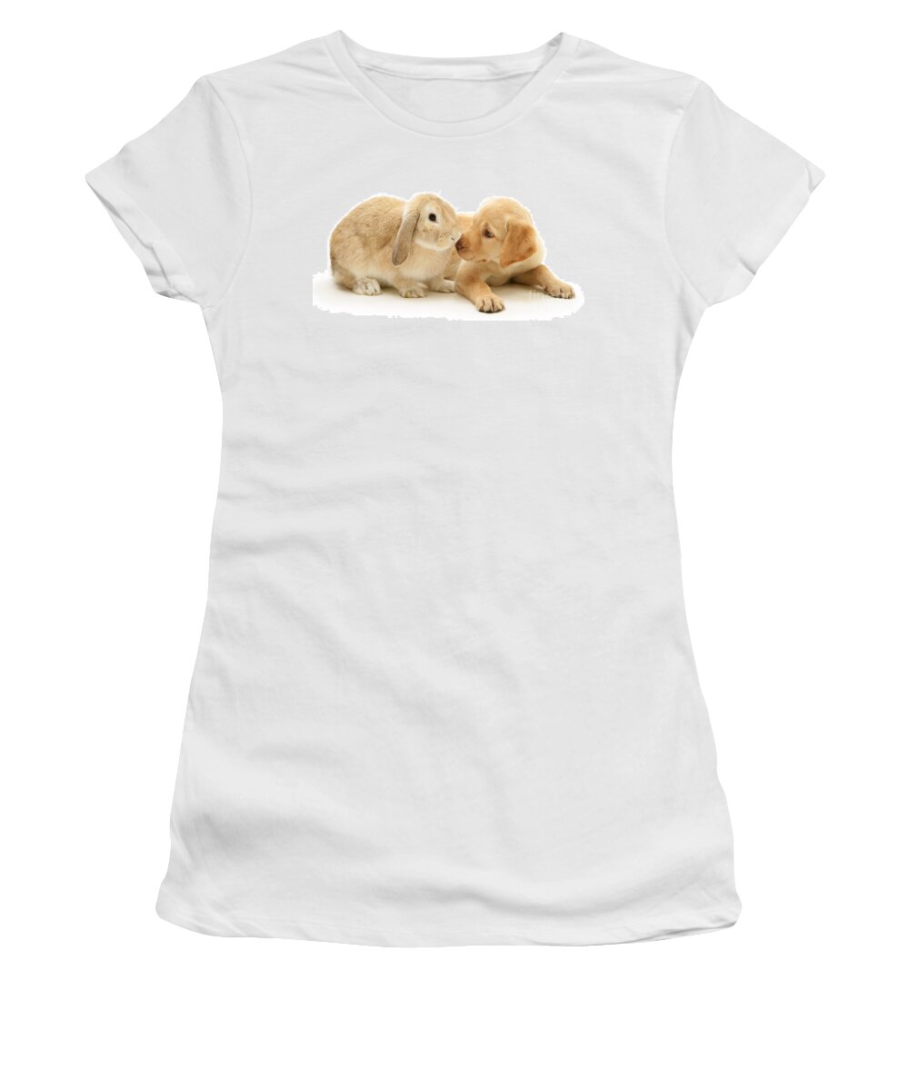 Sandy Lop Women's T-Shirt featuring the photograph Who ate all the Carrots by Warren Photographic