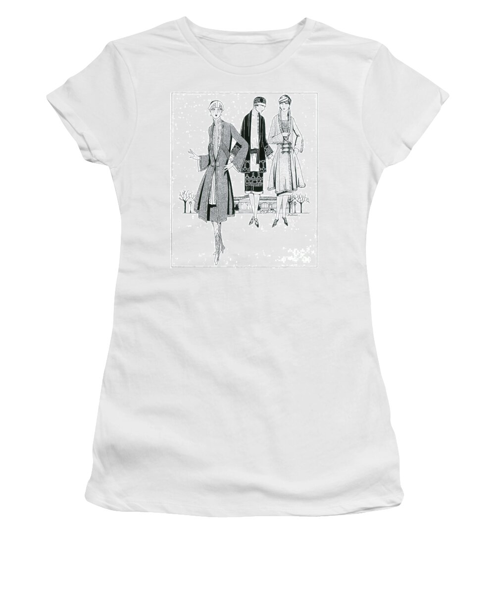 Fashion Women's T-Shirt featuring the photograph Womens Fashion, 1926 by Science Source