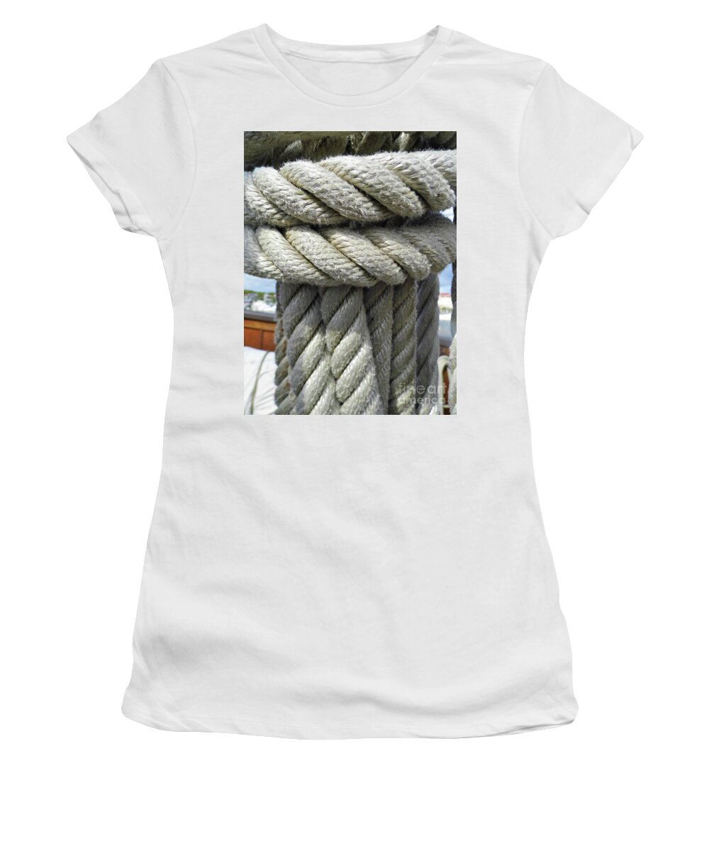 El Galeon Women's T-Shirt featuring the photograph Wrapped Up Tight by D Hackett