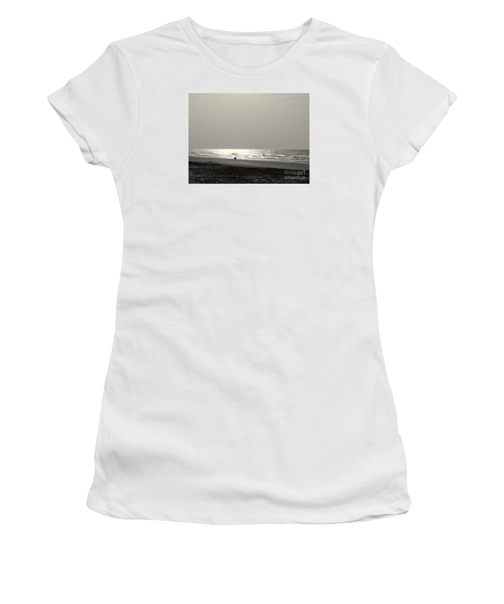 Alone Women's T-Shirt featuring the photograph Y O L O by Mim White