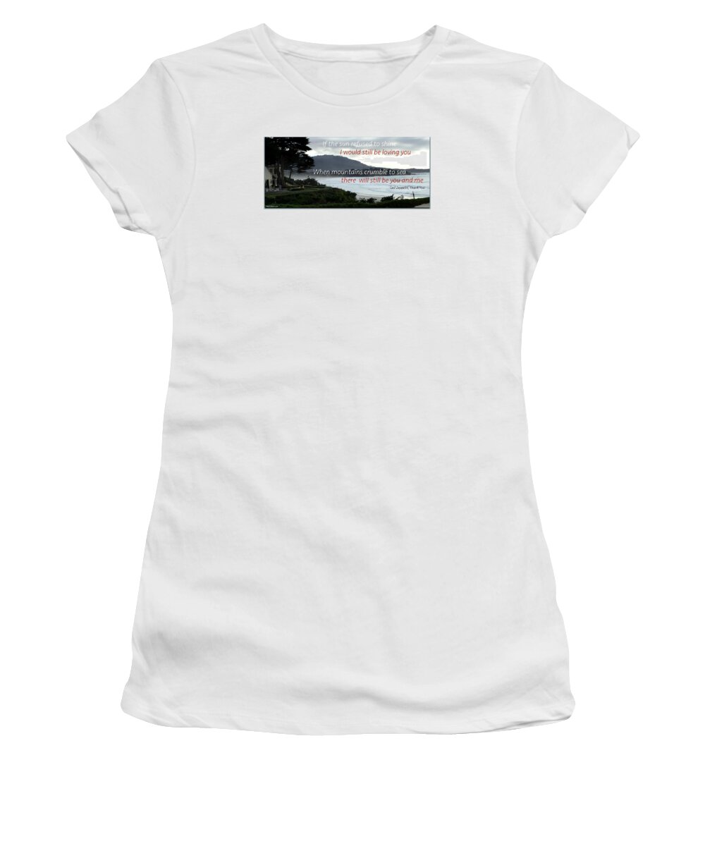  Women's T-Shirt featuring the photograph Zeppelin Gratitude by David Norman