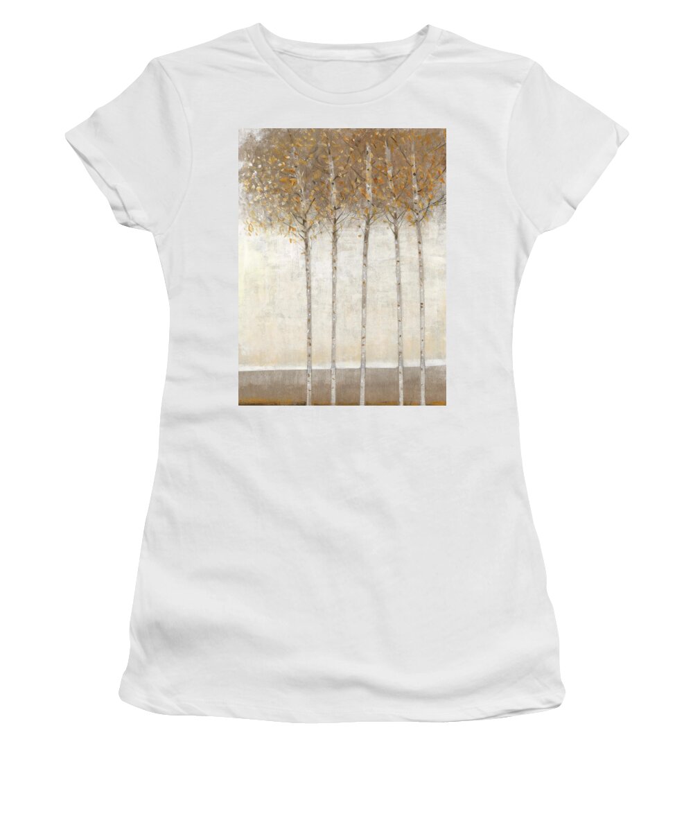 Botanical Women's T-Shirt featuring the painting Early Fall I #1 by Tim Otoole