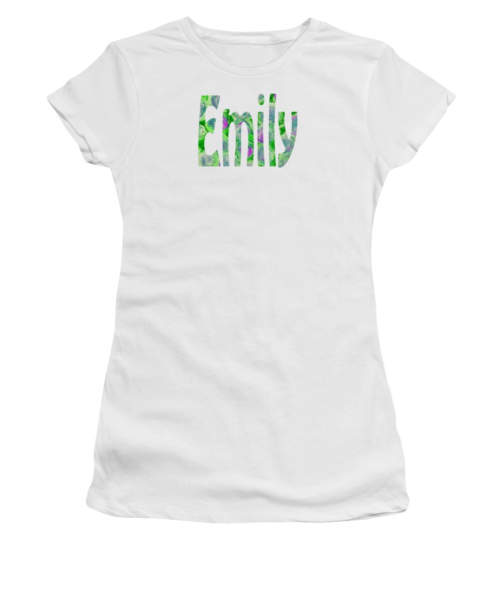 Emily Women's T-Shirt featuring the digital art Emily by Corinne Carroll