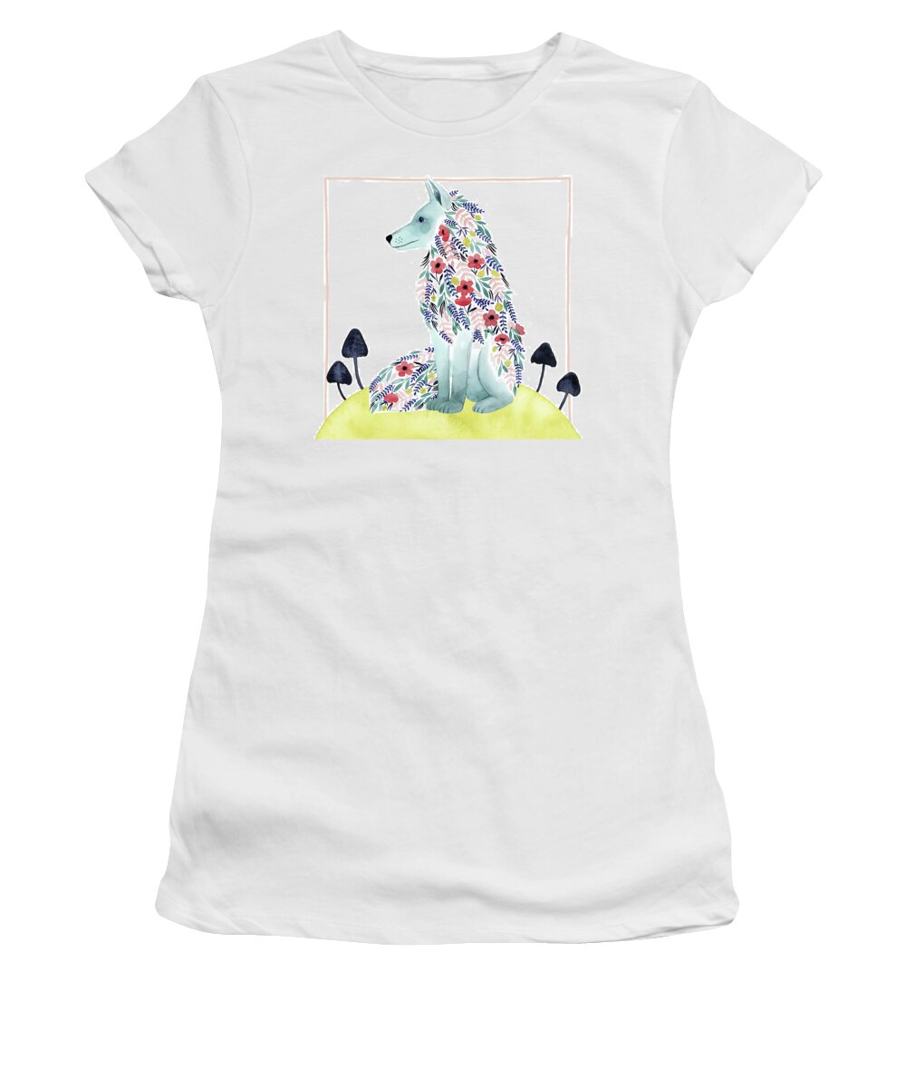 Childrens Women's T-Shirt featuring the painting Friends Of Clementine IIi #1 by Grace Popp