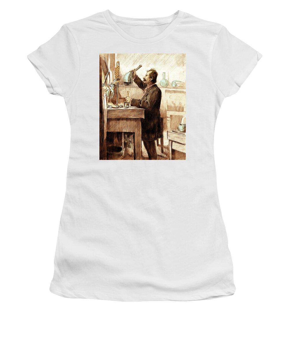1827 Women's T-Shirt featuring the photograph Marcellin Berthelot, French Chemist #1 by Science Source