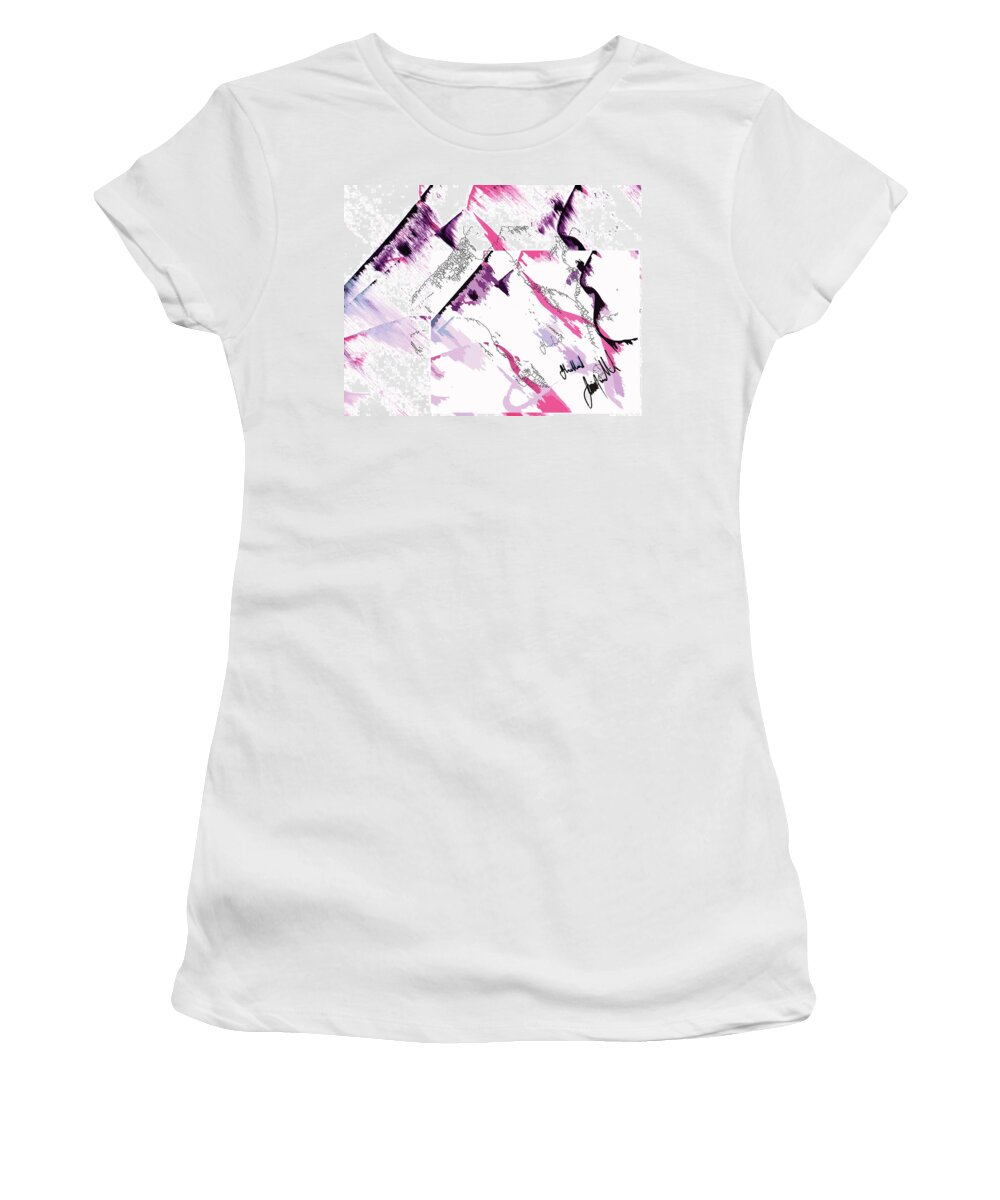  Women's T-Shirt featuring the digital art 3 Times Removed by Jimmy Williams