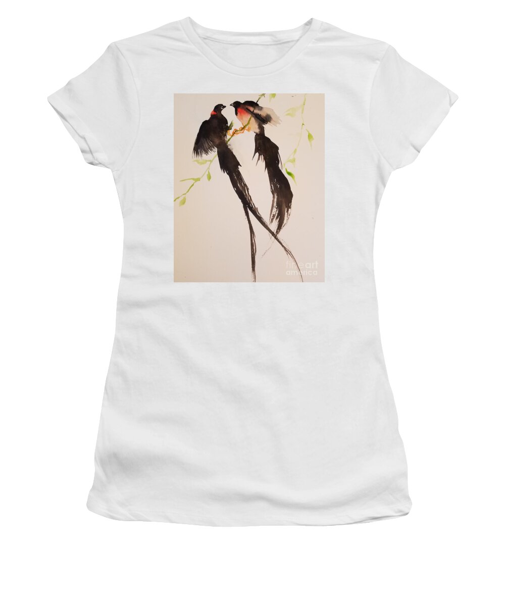 #35 2019 Women's T-Shirt featuring the painting #35 2019 #35 by Han in Huang wong