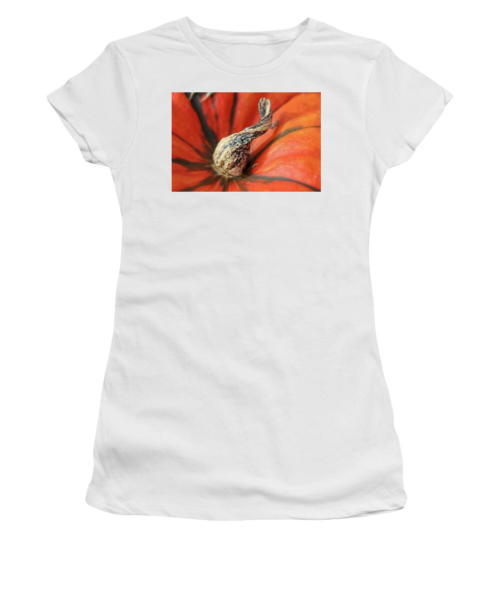 Pumpkin Women's T-Shirt featuring the photograph All Twisted Up by Mary Anne Delgado