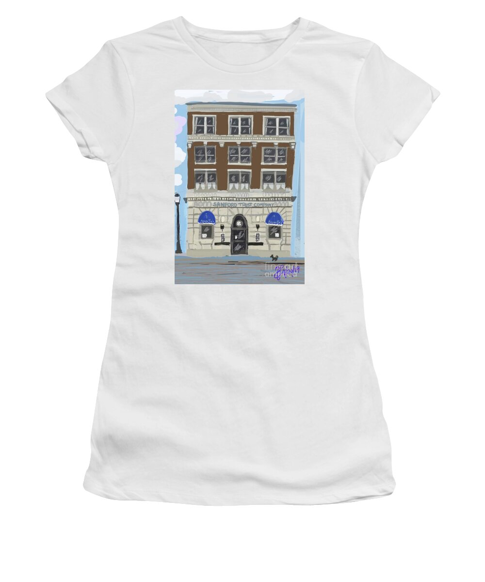 #aromajoes Women's T-Shirt featuring the painting Aroma Joes by Francois Lamothe