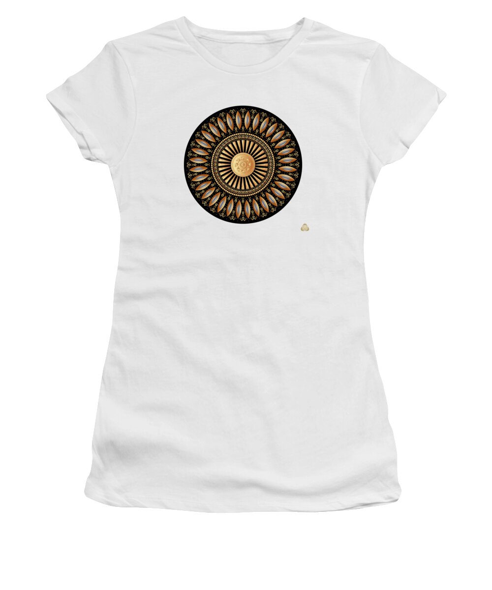 Mandala Women's T-Shirt featuring the digital art Circumplexical No 4035 by Alan Bennington
