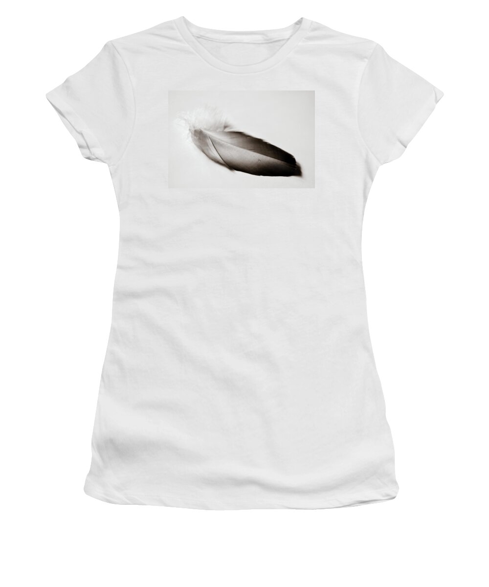 Feather Women's T-Shirt featuring the photograph Comfort by Michelle Wermuth