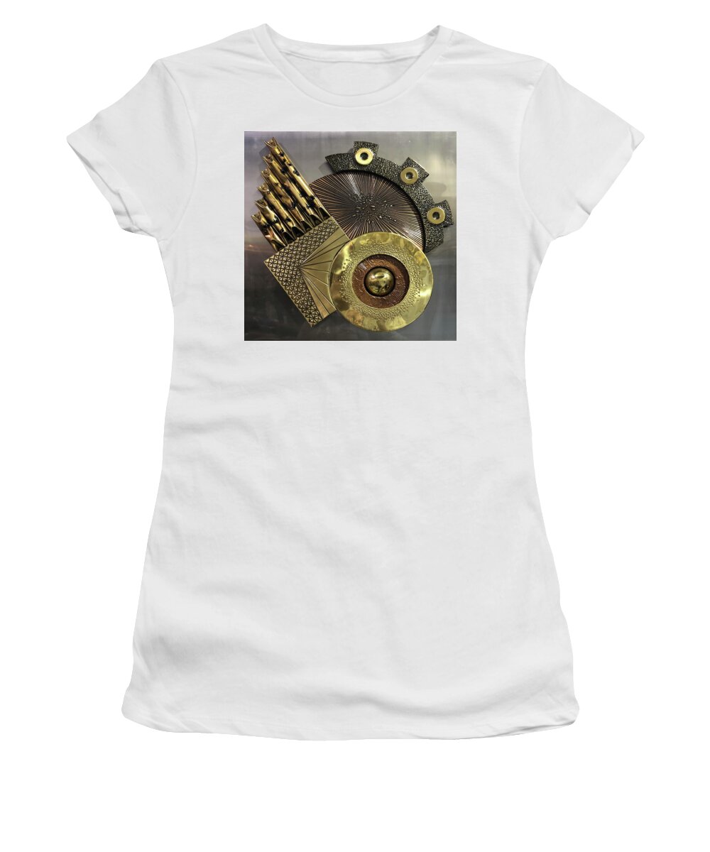 Brutalist Women's T-Shirt featuring the photograph Deus Ex Machina by Andrea Kollo