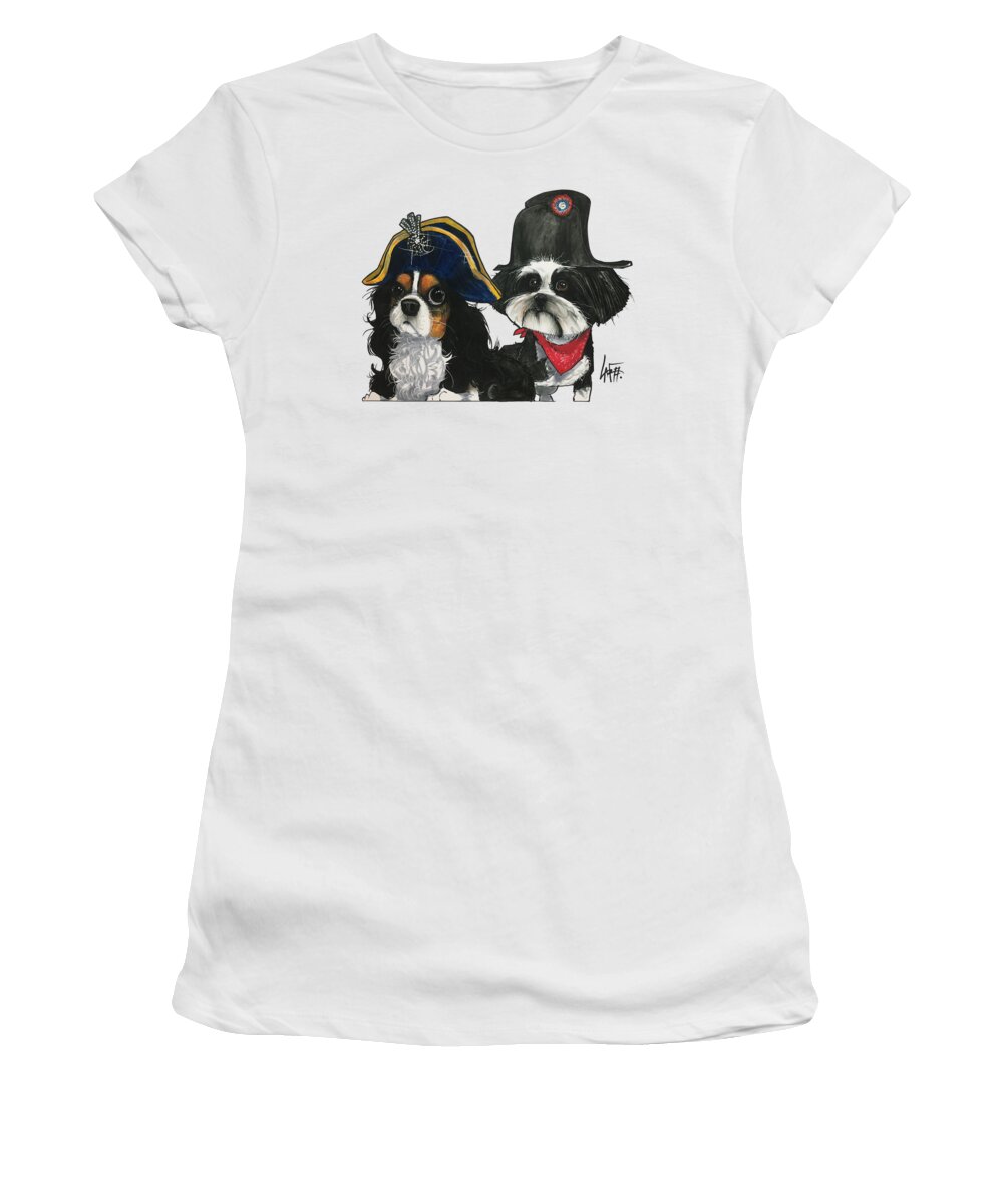 Dubay 4433 Women's T-Shirt featuring the photograph Dubay 4433 by Canine Caricatures By John LaFree