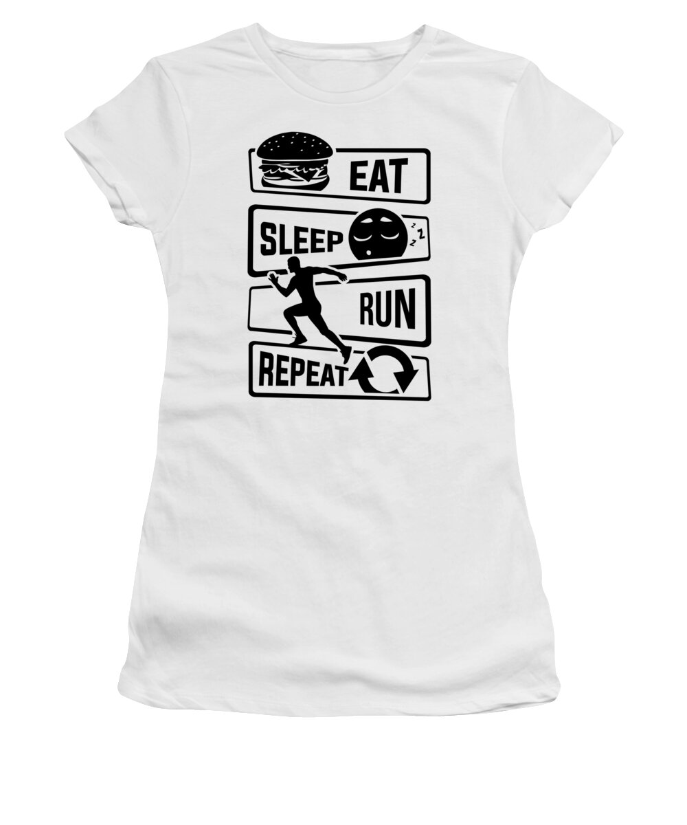 Eat Sleep Run Repeat Unisex Hoody Running Workout Various Colours & Sizes Hoodie 