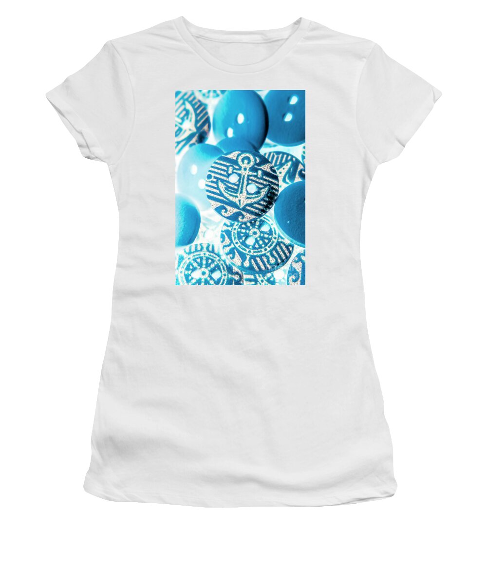 Anchor Women's T-Shirt featuring the photograph Fasten anchorage by Jorgo Photography