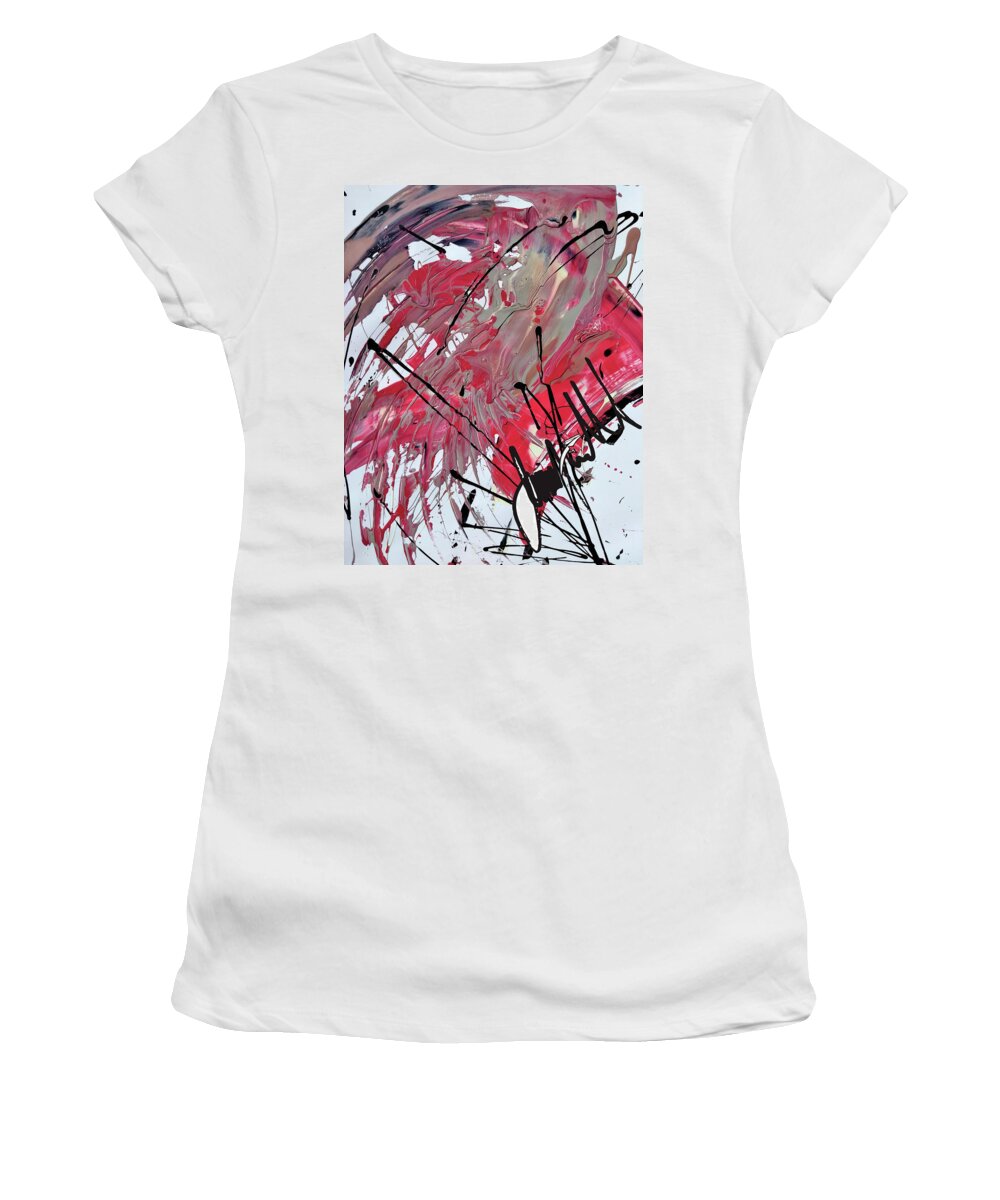  Women's T-Shirt featuring the digital art Fingerpointing by Jimmy Williams