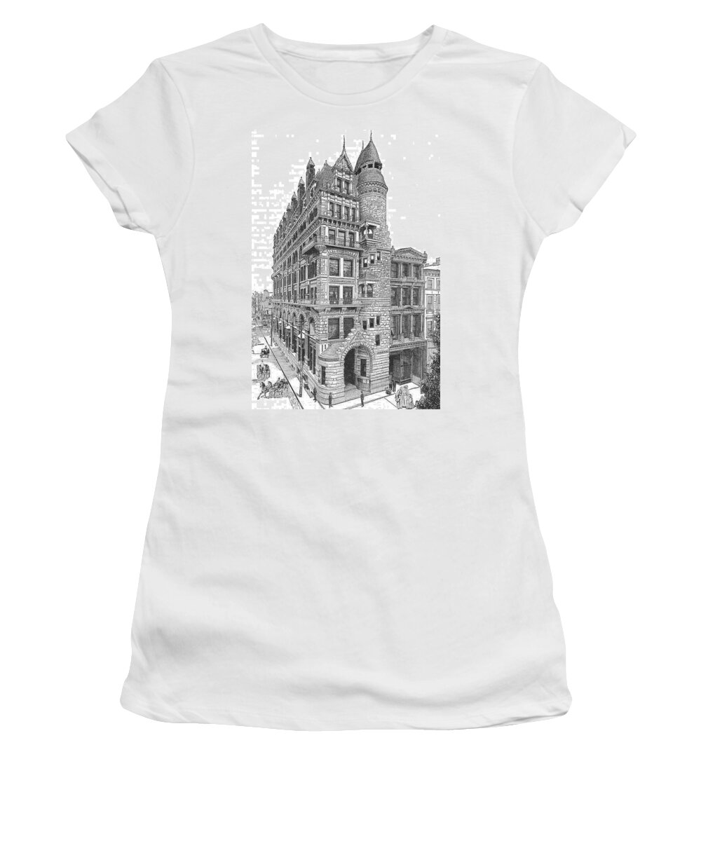 Hale Building Women's T-Shirt featuring the drawing Hale Building by Unknown