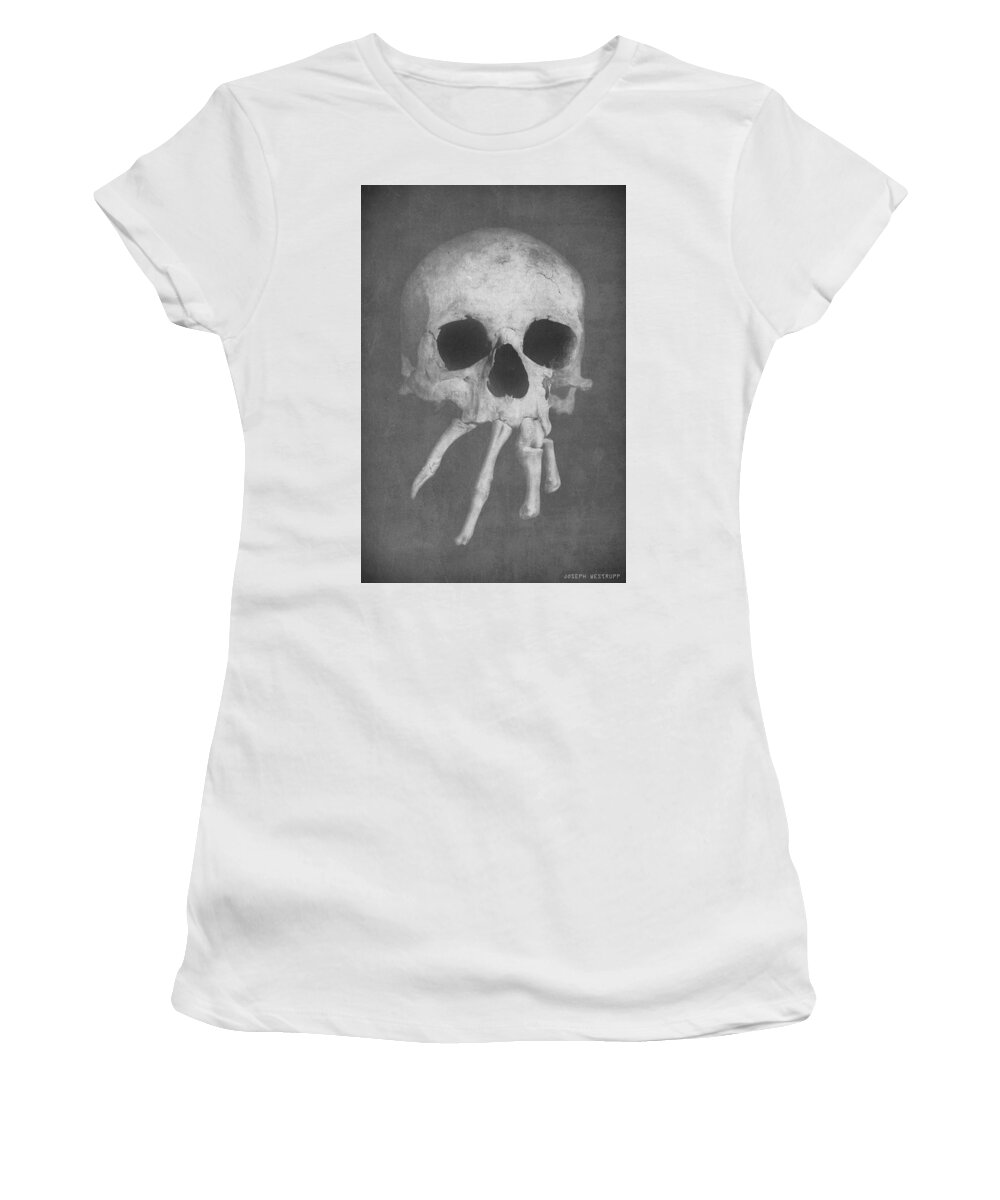 Skull Women's T-Shirt featuring the photograph Homo Spidercus by Joseph Westrupp