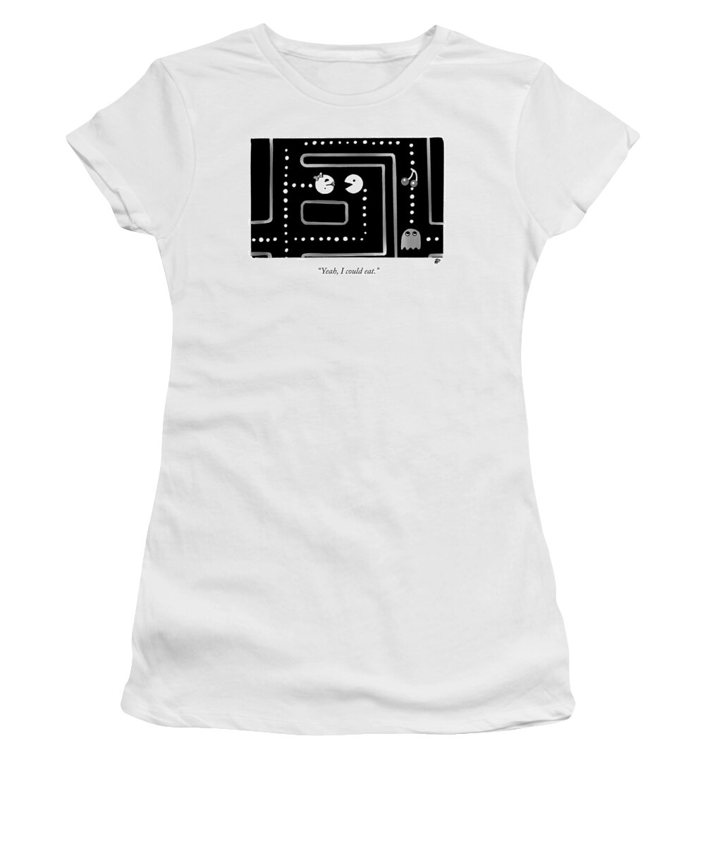 yeah Women's T-Shirt featuring the drawing I Could Eat by Pia Guerra