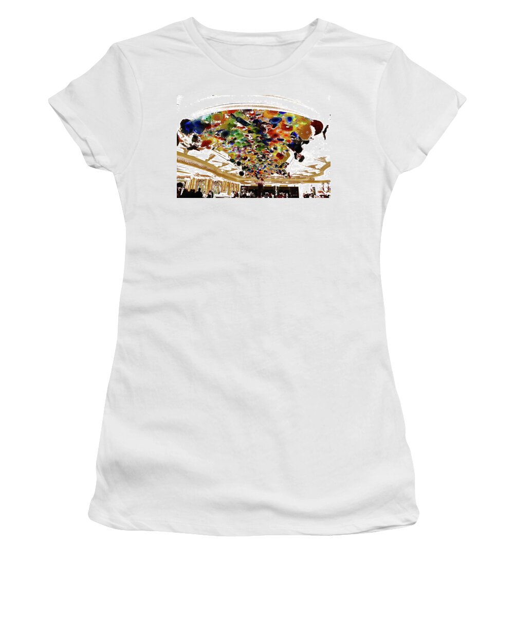 Interior Design Women's T-Shirt featuring the photograph In the Lobby by John Schneider