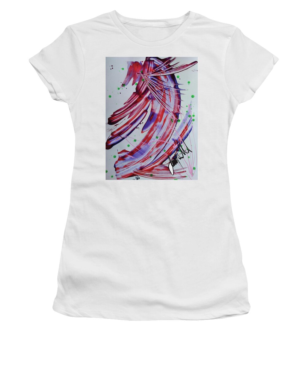  Women's T-Shirt featuring the digital art Inflation by Jimmy Williams