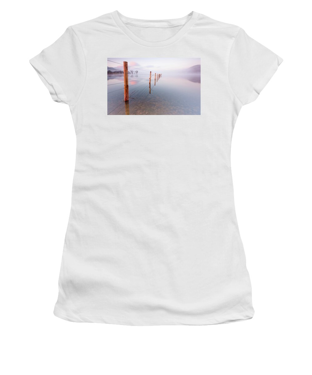 Landscape Women's T-Shirt featuring the photograph Into Infinity by Anita Nicholson