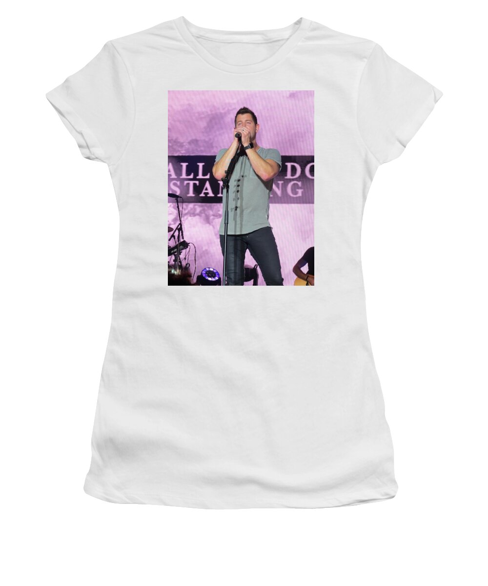 Jeremy Camp Women's T-Shirt featuring the photograph Jeremy Camp by Aaron Martens