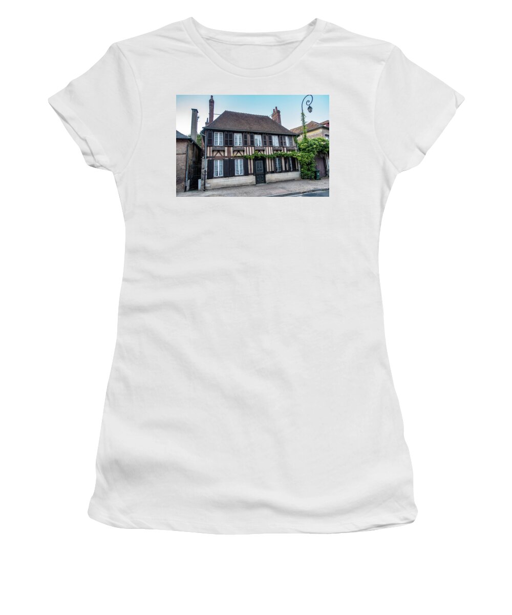 Europe Women's T-Shirt featuring the photograph Le Vieux Logis d'Acquigny by Randy Scherkenbach